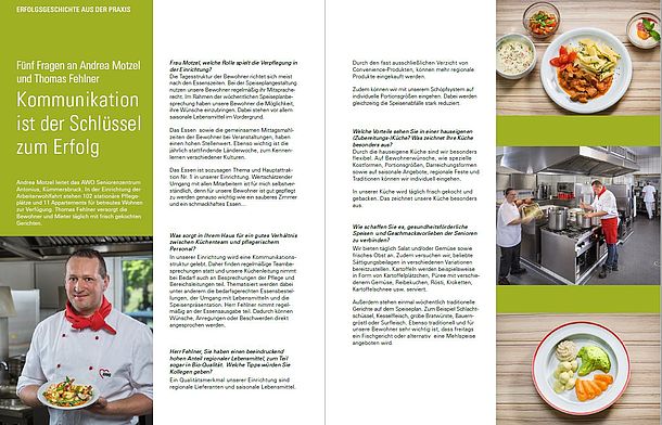 Kommunikation als Schlüssel - Das Bild zeigt eine Kopie des Artikels "Kommunikation ist der Schlüssel zum Erfolg"